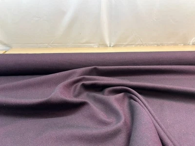 Hopsack textured REMNANT  UPHOLSTERY fabric material  4mts purple - Image 1 of 4