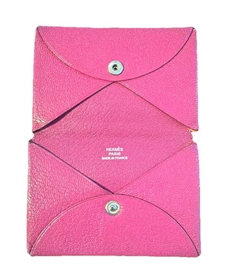 Monedero/bolso HERMES Calvi Cuero Epsom Pre-Amado AUTENTICIDAD INCLUIDA Foto 1 de 4