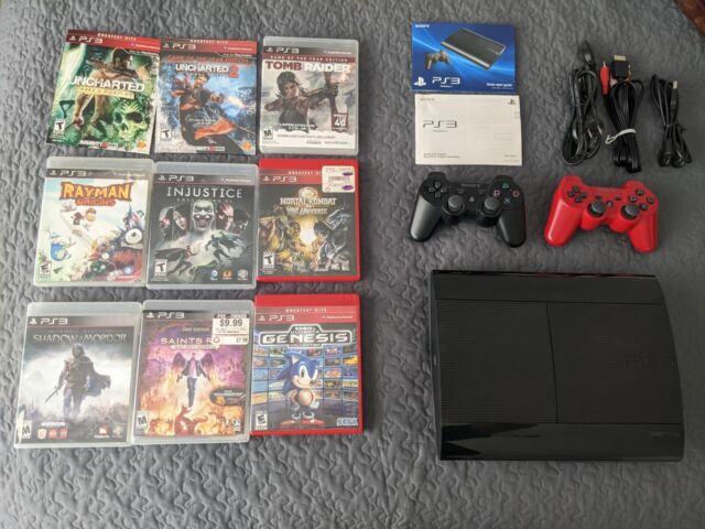 Sony Ps3 Super Slim 500GB +18 Games Including Fifa 21 - Pes 22