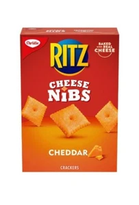 9 Boxes Of Christie Ritz Cheddar Cheese Nips/Nibs Crackers 180g Each - Picture 1 of 1