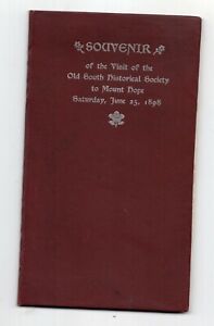 1898 Souvenir Booklet, Views of Mount Hope, Rhode Island