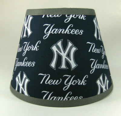New York Yankees MLB Baseball Fabric Sports Lamp Shade Lampshade Handmade - Image 1 of 2