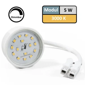 LED Leuchtmittel Flach Sets 230V SMD Modul 5W Dimmbar 400lm Warmweiss 3000K - Bild 1 von 4