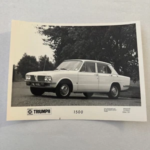 Triumph 1500 Car Factory Press Photo Photograph Print 1973 - Picture 1 of 5