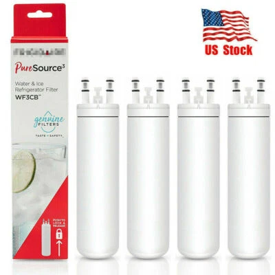 4PCS For Frigdaire WF3CB Pure Source 3 Refrigerator Water Filter （US STOCK）