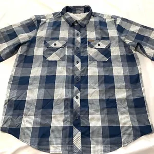 Camisa Orvis Para Hombre Mangas Cortas Tejida Tech A Cuadros Talla X Grande XL - Imagen 1 de 12