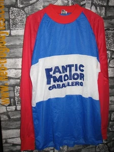 Vintage Fantic Caballero 70 motocross racing team jersey shirt trikot maillot - Picture 1 of 3