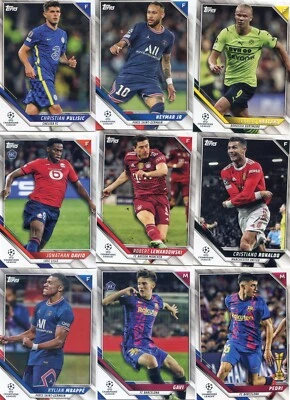 2022 TOPPS UEFA CHAMPIONS LEAGUE BASE PICK YOUR CARD BUILD A SET - Image 1 of 2