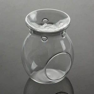 Glass Oil Burner Tealight Candle Aromatherapy Lamp Home Decoration Aroma Furnace - Picture 1 of 9