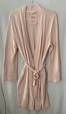 Shimera Robe Womens L Pink Soft Lined Tie Sleepwear Loungewear Intimates Sleep - Image 1 of 3