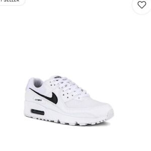 Nike Air Max 90 Sneaker in White, Black, & White