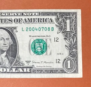2004 July 8 (L 20040708 B) Birthday Note $1 One Dollar Bill - Picture 1 of 3