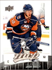2009-10 Upper Deck MVP Islanders Hockey Card #115 Josh Bailey