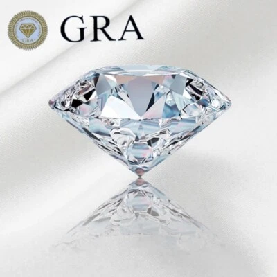 4-30CT Loose Moissanite Stone Diamond D Color VVS1 Round Cut With GRA Wholesale - Image 1 of 4