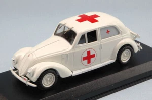 Modellino auto Ambulanze scala 1:43 Best Model FIAT 1500 CROCE ROSSA ITALIANA - Foto 1 di 1