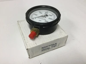 McDaniel Controls AB 50111 Pressure Gauge, Range: 0-3000psi, Connection 1/4" NPT - Picture 1 of 6