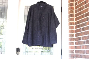 PATAGONIA SEHR SCHÖNES WOLLMISCHUNG HEMD/JACKE MARINEBLAU HERREN GR. L MADE IN MAROCO - Bild 1 von 11