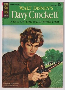 1955 GOLD KEY WALT DISNEY'S DAVY CROCKETT INDIAN FIGHTER IN FN CONDITION - Picture 1 of 1