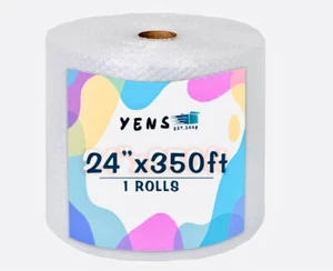 3/16"x24"Small Bubbles Packing Roll Perforated 350ft bubble Mailing/Shipping !!! - Picture 1 of 3