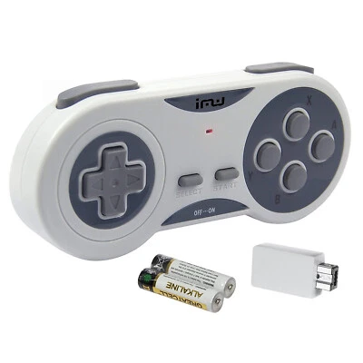 iMW Wireless Gaming Controller for NES, SNES Classic Edition & Wii - Grey - Image 1 of 4