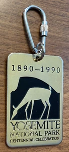 Llavero vintage de celebración del centenario del Parque Nacional de Yosemite 1890-1990 - Imagen 1 de 15