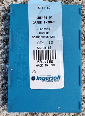 INGERSOL CARBIDEVLNE 446-01 IN 2040 7 PCS - Image 1 of 3