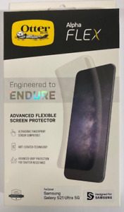 OtterBox Alpha Flex Flexible Screen Protector for Galaxy S21 Ultra (5G) - Clear