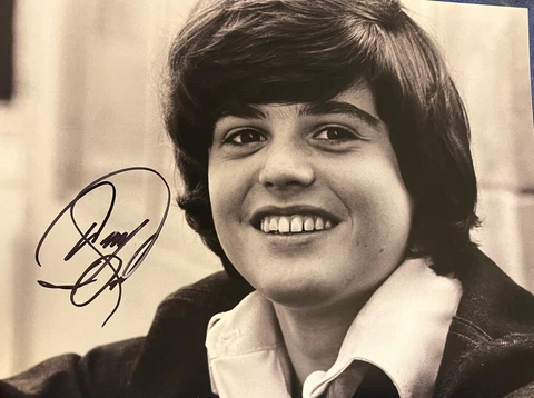 Donny Osmond Autograph Signed 10x8 Photo Cover