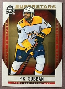 2018-19 O-Pee-Chee CTC Superstars #109 P.K. Subban Nashville Predators SP - Picture 1 of 1