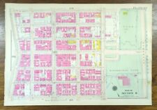1916 HIGHBRIDGE PARK NEW YORK CITY MANHATTAN Map BROMLEY W184th - W178th St