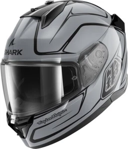 CASCO INTEGRALE MOTO SHARK SKWAL 3 DRONE GRIGIO FINANZA NERO - Foto 1 di 2