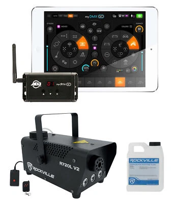 American DJ ADJ MYDMX GO Lighting Control App for iPad/Android Tablets+Fogger - Image 1 of 4