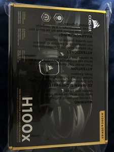 Corsair Hydro H100x 240mm Radiator Dual 120mm PWM fans Liquid CPU Cooler W/Black - Picture 1 of 6