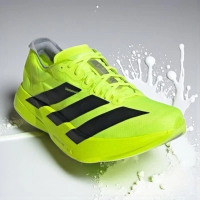 $249 Adidas Adizero Adios Pro 4 Lucid Lemon Black JR6364 Men’s Size 8 - Image 1 of 4