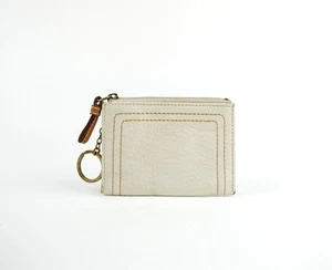 Coach schmale Mini-Tasche aus kreidefarbenem Kiesel-Leder - Bild 1 von 7