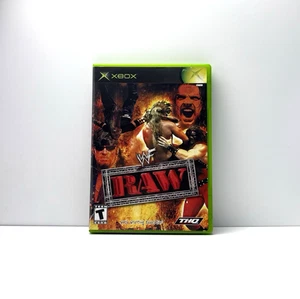 WWF Raw Microsoft Original Xbox CIB Complete Refurbished & Tested Free Shipping - Picture 1 of 5