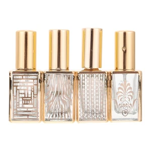 4 Pcs Parfümflasche Reisen Reiseparfümflasche Parfümzerstäuber Aus Glas - Bild 1 von 12