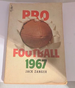 Vtg 1967 Pro Football Handbook by Jack Zanger 1st Printing Trade Paperback Book - Picture 1 of 6