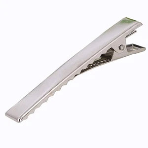 100 Pcs 3.1 Inch Silver DIY Hair Clips - Metal Alligator Clip for Hair Care S... - Picture 1 of 3