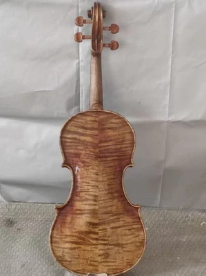 Master 4/4 violin Guarneri model Solid flamed maple back spruce top No5 - Image 1 of 4