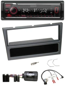 Kenwood Lenkrad Bluetooth USB DAB Autoradio für Opel Agila Corsa C Omega schwarz - Bild 1 von 10