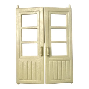Calico Critters Country Home Replacement French Double Doors Sylvanian Families - Picture 1 of 2