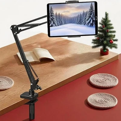 Supporto per tablet e telefono, regolabile, universale, ruotabile a 360 gradi, i - Immagine 1 di 4