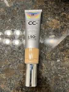 IT Cosmetics Your Skin But Better CC Full Coverage Cream SPF50 Medium 2.53 Oz - Picture 1 of 3