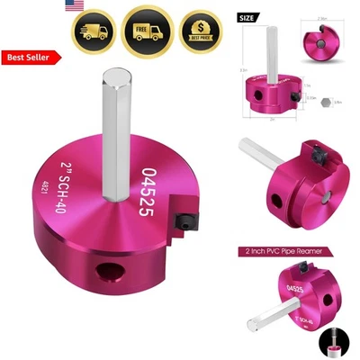 PVC Fitting Saver 2 Inch Pipe Reamer Tool for ABS CPVC PVC Plumbing Replumb - Image 1 of 4