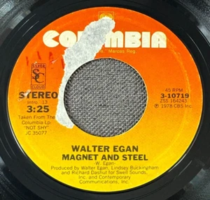Walter Egan – Magnet And Steel / Tunnel O' Love - 7" 45 RPM Vinyl - Bild 1 von 5