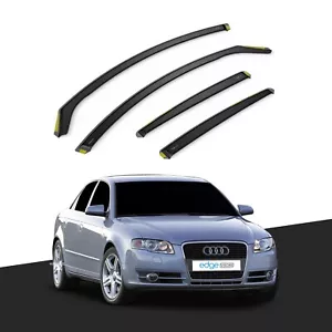 AUDI A4 B6/B7 2000-2009 4 Door Saloon Wind Deflectors 4pc Tinted - Picture 1 of 10