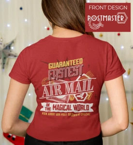 Accio/Magic Delivered Harry Potter Magical Postmaster Staff T-Shirt S Unisex Neu im Karton - Bild 1 von 3