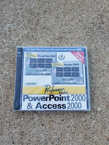 New Sealed Professor Teaches The Best Way to Learn PowerPoint & Access 2000 - Picture 1 of 2