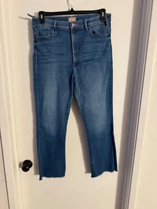 Damenjeans "Mutter" blau, Reißverschluss. Größe 34. Prev. Besitz - Bild 1 von 3